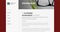 Desktop Screenshot of korrektur1.de