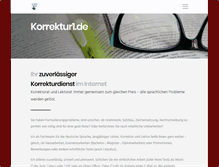 Tablet Screenshot of korrektur1.de